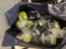 Loc: 2, Court. 11 Pairs of New Warrior Hockey Gloves with bag. This lot is located at: 535 Summit St