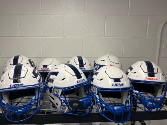 Assorted Adult Football Helmets by Riddell / Schutt ( Size & Face Guard)