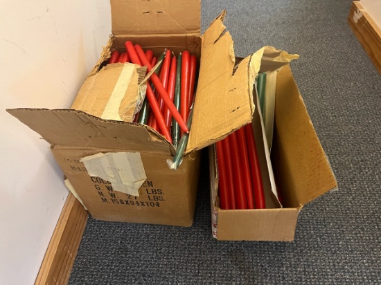 Loc: 6. Box of Assorted Candles (100 plus). This lot is located at: 532 Franklin St, Hancock, MI 499