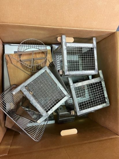 Loc: 3 Lab. Insect and rodent cages and traps. This lot is located at: 601 Franklin St, Hancock, MI