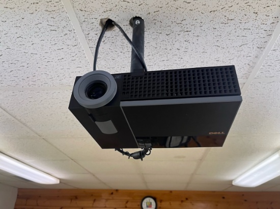 Loc: 4, bottom flr. Dell 1409X Projector  . This lot is located at: 601 Franklin St, Hancock, MI 499