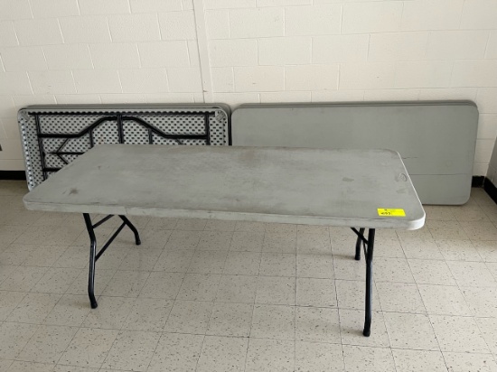 Loc: 4, central storageLot of (7) Folding Tables 72"x30"x29". This lot is located at: 601 Franklin S