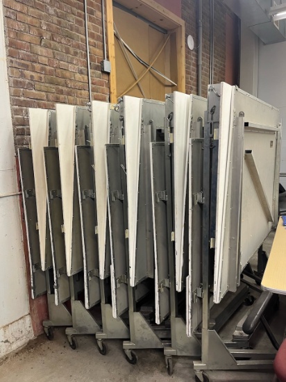 Loc: 4.14B. Lot of (6) Wenger 6' Wide Choral Risers (72"X48"). This lot is located at: 601 Franklin