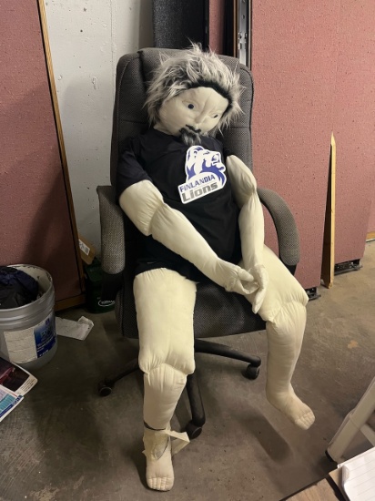 Loc: 4.14B. Male Stuffed Dummy. This lot is located at: 601 Franklin St, Hancock, MI 49930.