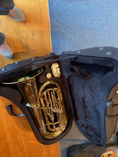 Loc: 11, Stage. English Horn - Made by Schiller, Frankfurt Germany). This lot is located at: 417 Qui
