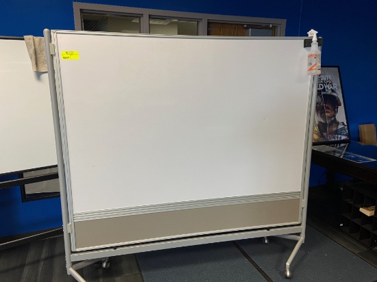 Loc: 11, eSports. 2 X Rolling Whiteboards(70"X50" and 70"X38"). This lot is located at: 417 Quincy S