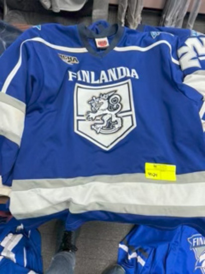 Loc: 2, Seminar A. K1 Sportswear Professional Hockey Jerseys 28, 37, 29, & 2. This lot is located at