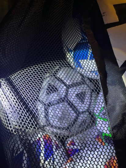 Loc: 2, 105. Bag of soccer balls. This lot is located at: 535 Summit St Hancock, MI 49930