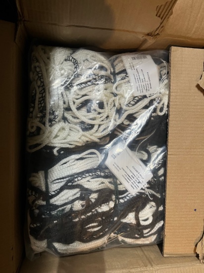 Loc: 2, 105. 2 New soccer nets, black and white. This lot is located at: 535 Summit St Hancock, MI 4
