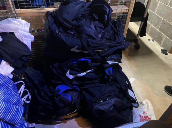 Loc: 2, 105. 15+ Nike duffle bags. This lot is located at: 535 Summit St Hancock, MI 49930