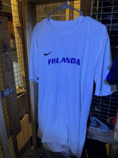 Loc: 2, 105. 50+ Finlandia university soccer jerseys, assorted styles, sizes and numbers. This lot i