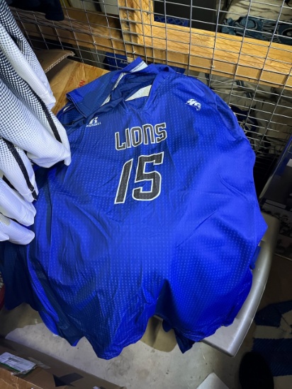 Loc: 2, 105. 15 Finlandia University Volleyball Russell athletic jerseys, long sleeve assorted sizes