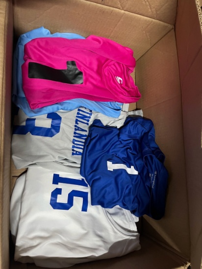 Loc: 2, 105. Lot of 8 assorted Finlandia University Volleyball jerseys. This lot is located at: 535