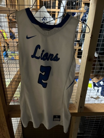 Loc: 2, 105. 7 Sets of Finlandia University women's basketball jerseys, jersey and shorts. This lot