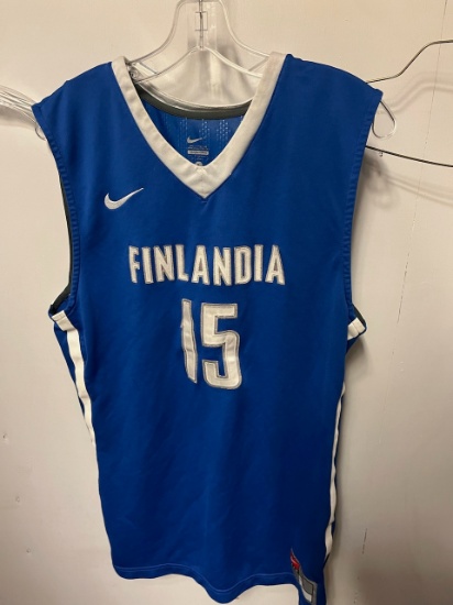 Loc: 2, 105. 10+ Blue Finlandia University Men's basketball jerseys. This lot is located at: 535 Sum