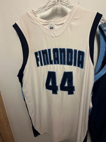 Loc: 2, 105. 14 White Finlandia University Men's Basketball jerseys. This lot is located at: 535 Sum