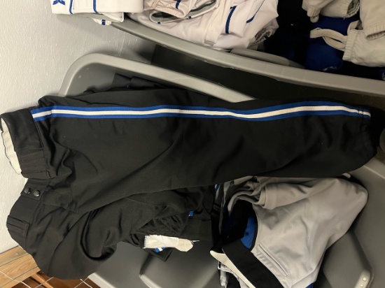 Loc: 2, 105. 20+ Black and Gray Softball pants. This lot is located at: 535 Summit St Hancock, MI 49