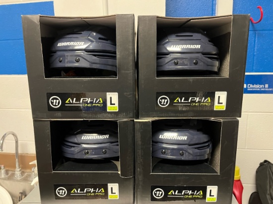 Loc: 2, Court. New in box Warrior Alpha One Pro Size Large Hockey Helmet. This lot is located at: 53
