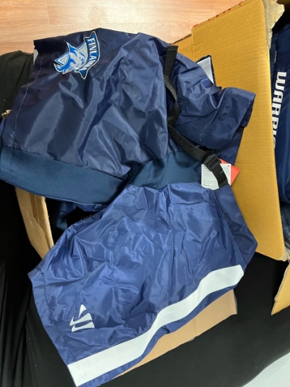 Loc: 2, Court. 10+ New Finlandia University hockey shorts Warrior brand. This lot is located at: 535