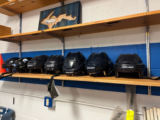 Loc: 2, Court. Lot of 7 used Hockey helmets. This lot is located at: 535 Summit St Hancock, MI 49930
