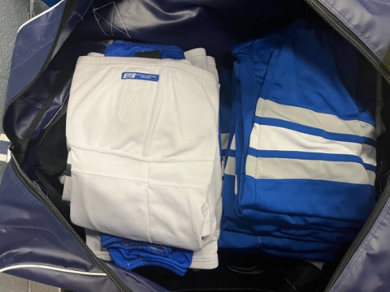 Loc: 2, Court. Lot of 50 pairs of used Hockey Socks with bag. This lot is located at: 535 Summit St