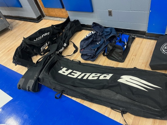 Loc: 2, Court. Lot of assorted sports bags. This lot is located at: 535 Summit St Hancock, MI 49930