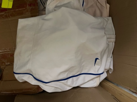 Loc: 2, Court. Lot of assorted White used Baseball pants. This lot is located at: 535 Summit St Hanc