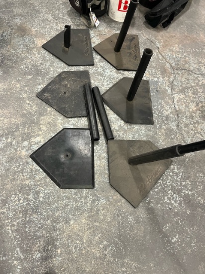 Loc: 2, Court. Lot of baseball and softball batting tees. This lot is located at: 535 Summit St Hanc