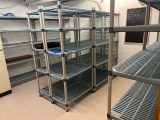 Loc: 6. Lot of (8) Sections of Assorted MetroMax Antimicrobial Shelving . This lot is located at: 53