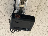 Loc: 4, N23. Dell Projector S300wi on extendable bracket, with projector screen. This lot is located