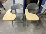 Loc: 4.14B. Lot of (32) Folding School Desks. This lot is located at: 601 Franklin St, Hancock, MI 4