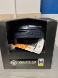 Loc: 2, Court. New in box Warrior Alpha One Pro Size Medium Hockey Helmet. This lot is located at: 5