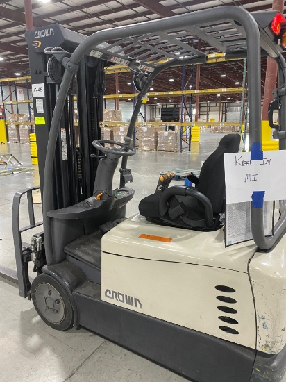2019 Crown Electric Forklift Model: SC5245-40 / Serial: 10077245 / Hours 4,366