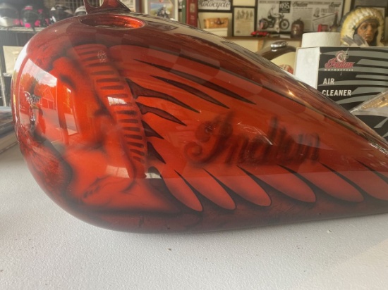 Indian Motorcycle Gas Tank Display was Displayed in Indian Factory CEOâ€™s office
