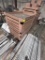 BW20 -  Lot of 2 Wooden Produce Display Carts - 59X32.5