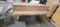 Rec -  Wood Display Table with Pull out Shelves 6'x28