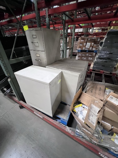 18-33-07 -  Metal Filing Cabinets (3X 2 Door and 1X 4 Door)