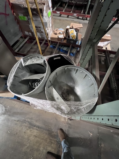 17-39-05 -  Lot of 3 Cylindrical Trash Cans
