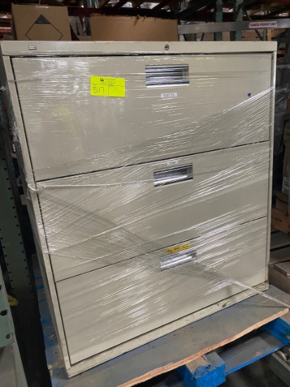 37-26-06 -  Metal 3 drawer lateral filing cabinets