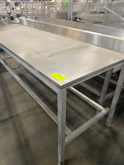 Rec -  8ft Stainless Steel Preparation Table