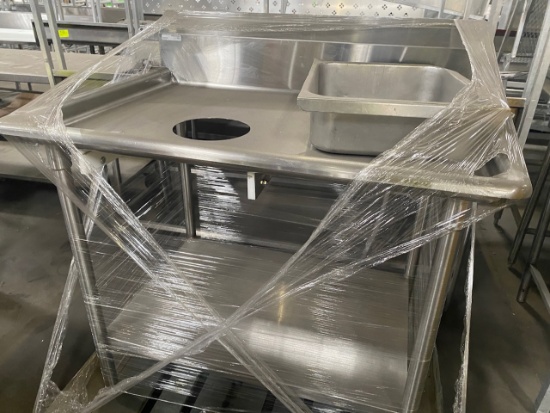 Rec -  43x32 Stainless Steel Preparation Table