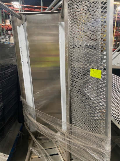 Rec -  6ft Stainless Steel Preparation Table (with top shelf). Note: Not attached.