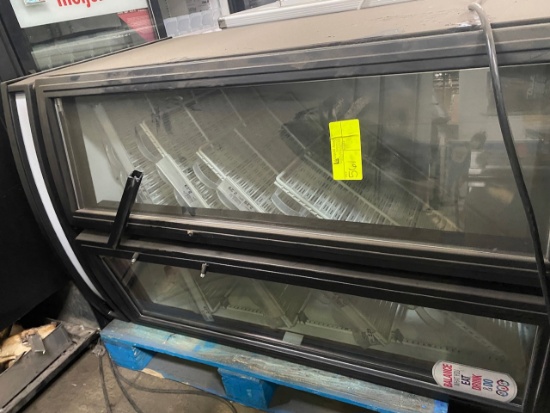 Rec -  57" Beverage Cooler (brand: TRUE). Assumed model is similar or same to GDM-14RF: Note: Bottom
