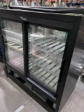 18-57-09 -  True Beverag Cooler GDM-41CPT-48-HC-LD - Dual Side Glass Doors - Serial # 10247270