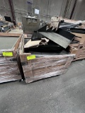 BW26 -  Wooden Produce Display Cart with Wheels - Contents Not Included
