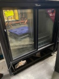 Rec -  4ft Beverage Cooler (brand: TRUE). Model GDM-41C-48. Note: Missing lower grates