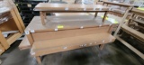 Rec -  Wood Display Table with Pull out Shelves 6'x28