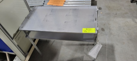 NW- 2-Tiered Metal Shelf 27"x14.25"x25.5"
