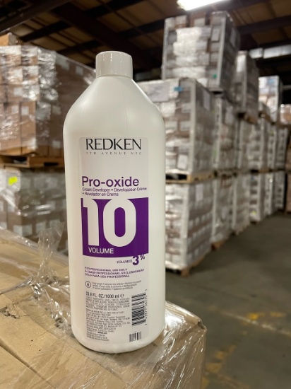 Redken Pro-oxide Volume 10 cream developer approx. 600 & 1 partial pallet of mixed product (Approx.