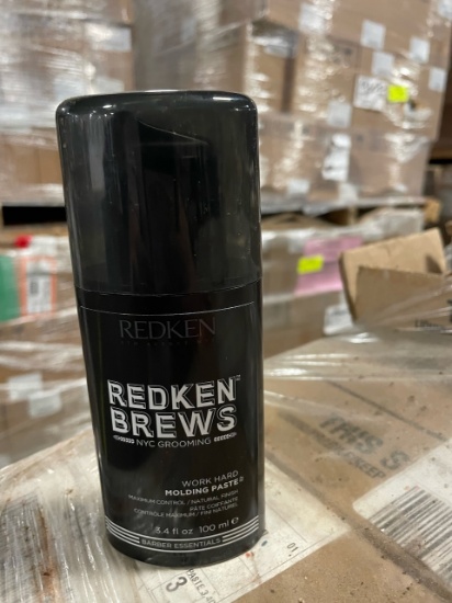 Redken Brews Work Hard Molding Paste 3.4 fl oz Approx. 1100 SKU 186135 (Approx. Total Retail Value-